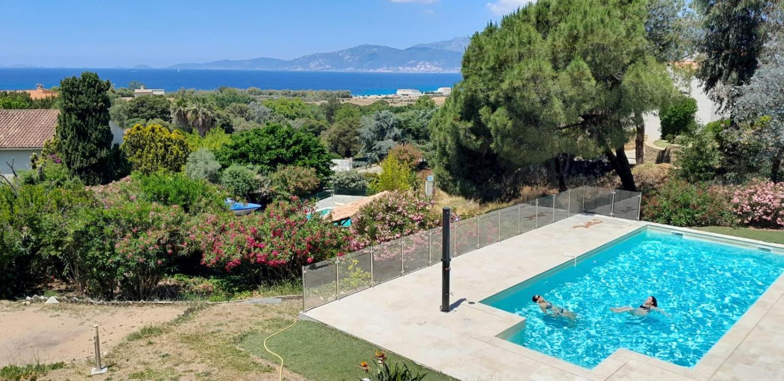 Corsicadream Arone Superbe Appartement Dans Villa, Vue Panoramique Mer, Piscine, Proche Porticcio Pietrosella Εξωτερικό φωτογραφία